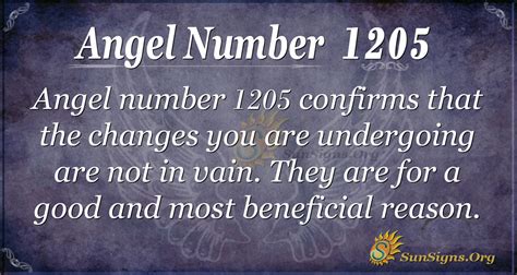 1205 angel number meaning|Angel Number 1205 Meaning: Twin Flame, Love,。